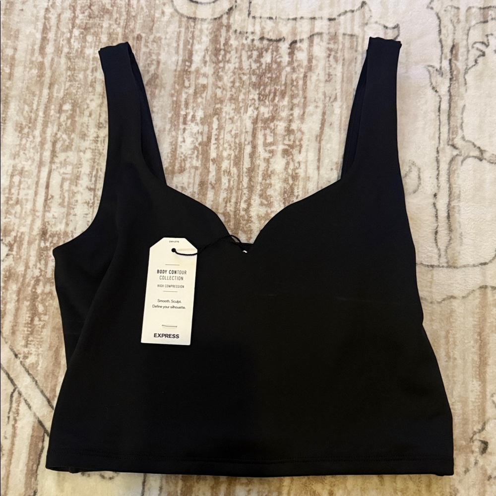 Express Women's Black Contour Bra Top
